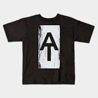 Appalachian Trail White Paint AT Trail Marker design Kids T-Shirt